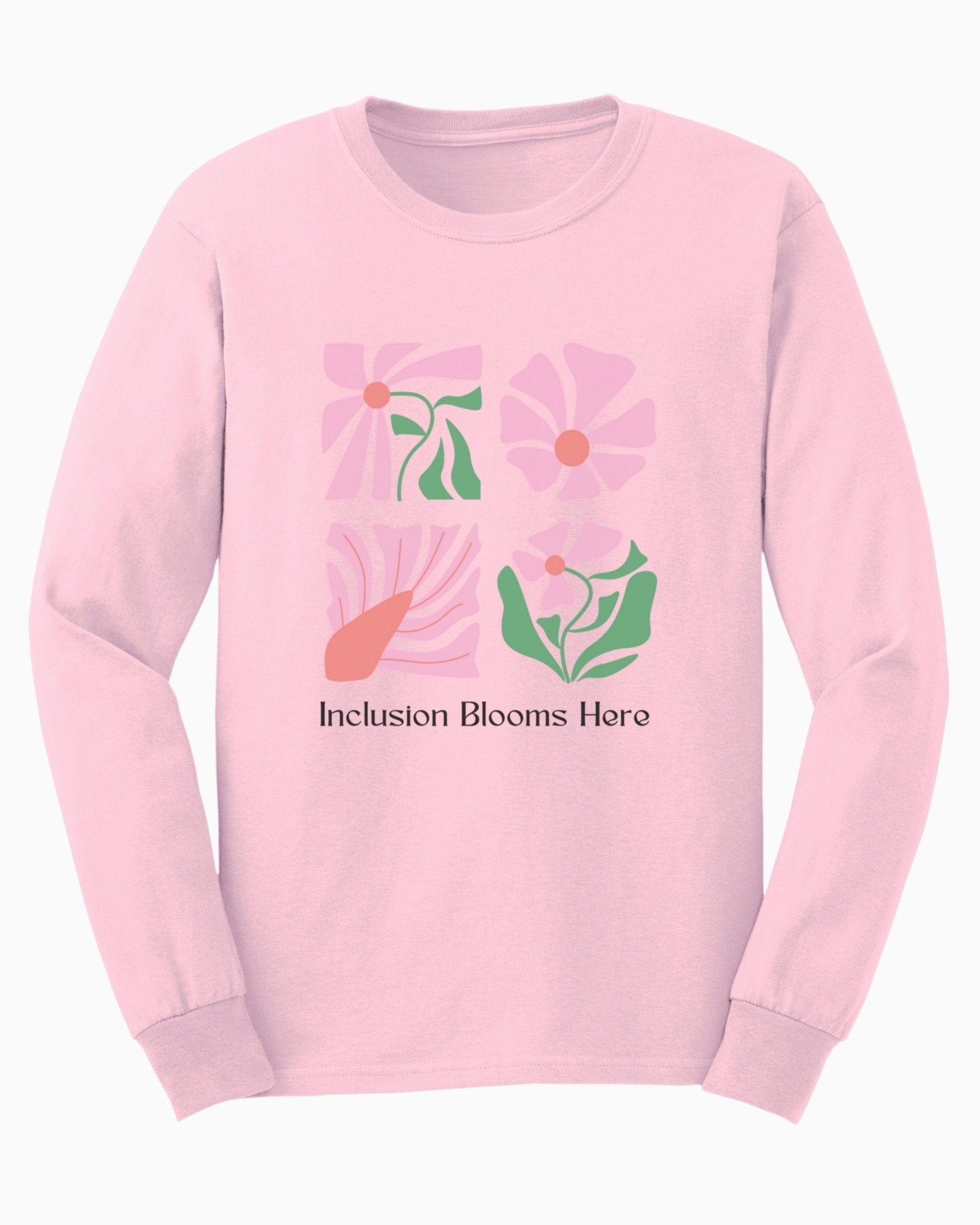 Autism Long - sleeve - Inclusion Blooms Here Long Sleeve T-Shirt - Daily Bloom