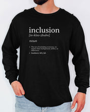 Inclusion Definition - Southern Style Long Sleeve T-Shirt-Neurodiversity, ADHD & Autism Awareness & Acceptance Long-sleeve by Daily Bloom