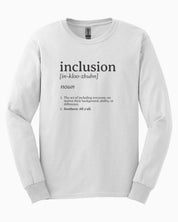 Inclusion Definition - Southern Style Long Sleeve T-Shirt-White-Neurodiversity, ADHD & Autism Awareness & Acceptance Long-sleeve by Daily Bloom