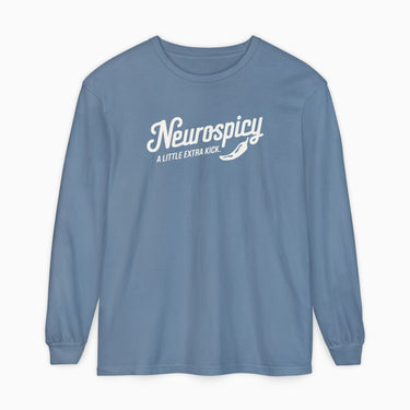 Autism Long - sleeve - Neurospicy Comfort Colors Long Sleeve T-Shirt - Daily Bloom