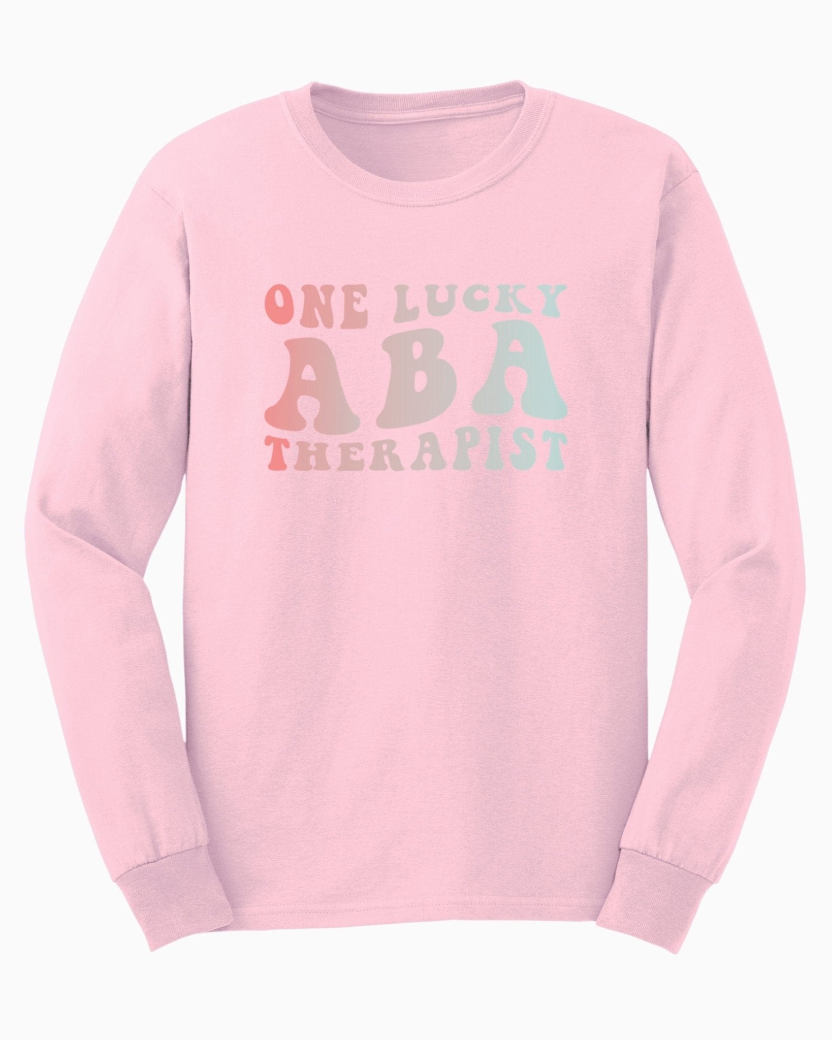 Autism Long - sleeve - One Lucky ABA Therapist Long Sleeve T-Shirt - Daily Bloom