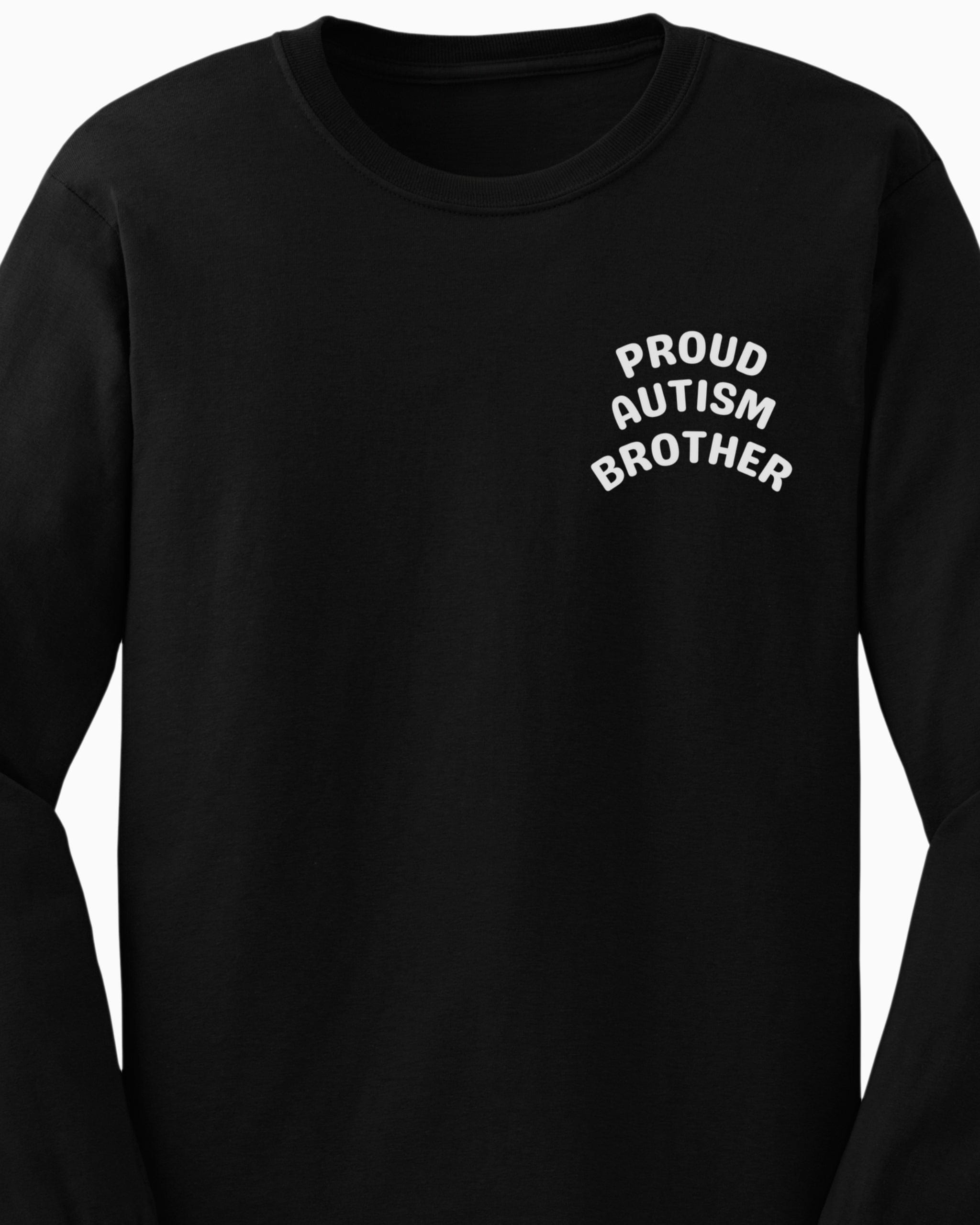 Proud Autism Brother Long Sleeve T-Shirt-Neurodiversity, ADHD & Autism Awareness & Acceptance Long-sleeve by Daily Bloom