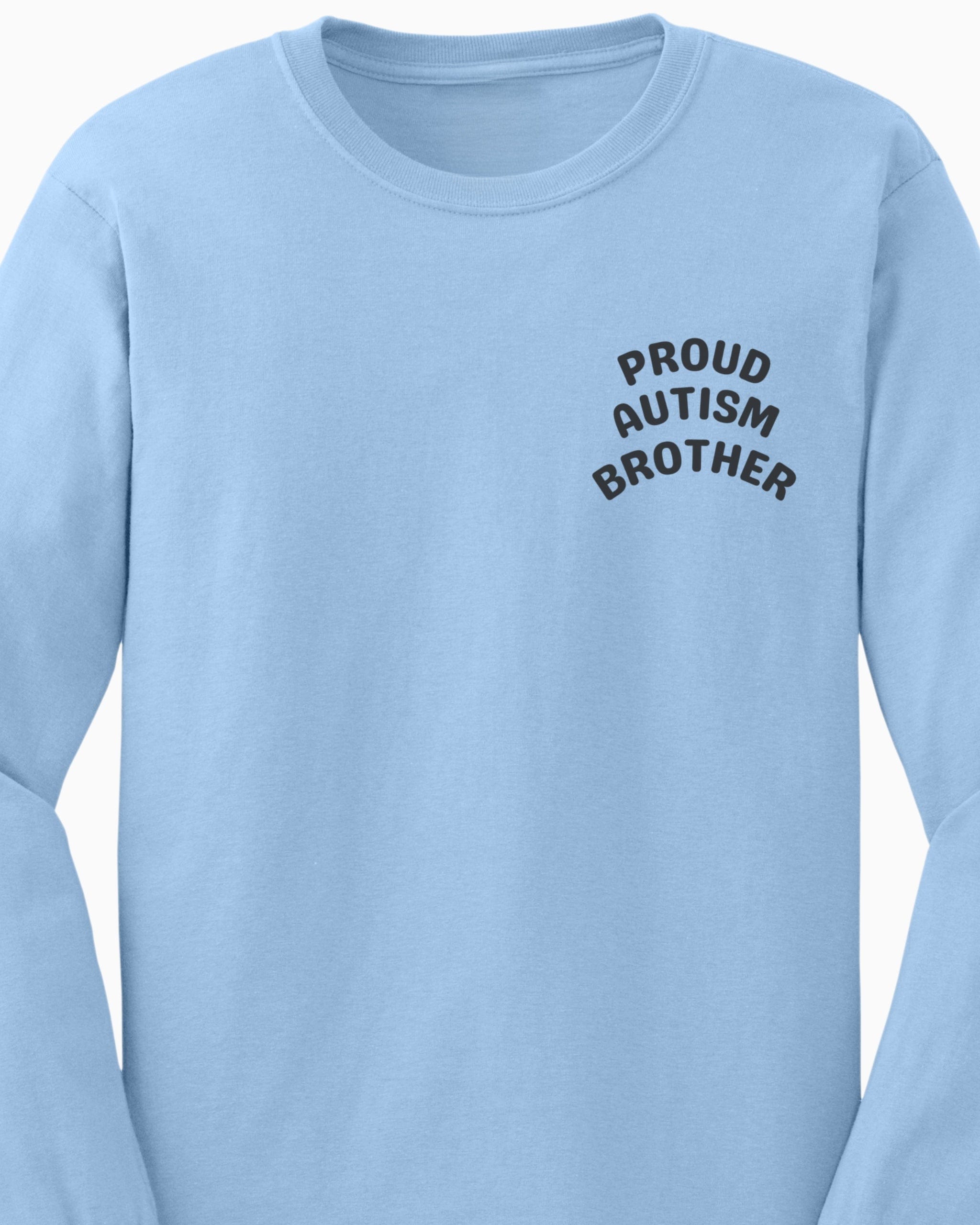 Proud Autism Brother Long Sleeve T-Shirt-Neurodiversity, ADHD & Autism Awareness & Acceptance Long-sleeve by Daily Bloom