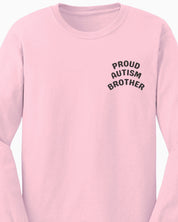 Proud Autism Brother Long Sleeve T-Shirt-Neurodiversity, ADHD & Autism Awareness & Acceptance Long-sleeve by Daily Bloom