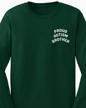 Proud Autism Brother Long Sleeve T-Shirt-Neurodiversity, ADHD & Autism Awareness & Acceptance Long-sleeve by Daily Bloom