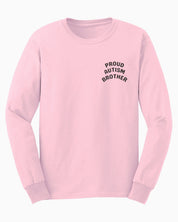 Proud Autism Brother Long Sleeve T-Shirt-Light Pink-Neurodiversity, ADHD & Autism Awareness & Acceptance Long-sleeve by Daily Bloom