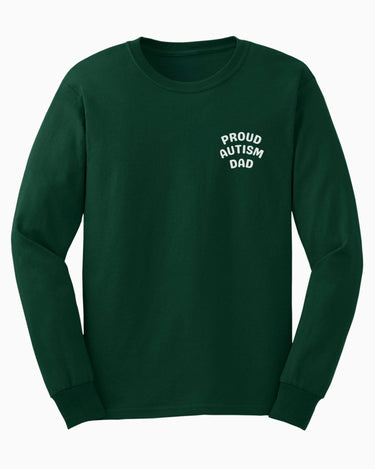 Autism Long - sleeve - Proud Autism Dad Long Sleeve T-Shirt - Daily Bloom
