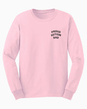Proud Autism Dad Long Sleeve T-Shirt-Light Pink-Neurodiversity, ADHD & Autism Awareness & Acceptance Long-sleeve by Daily Bloom