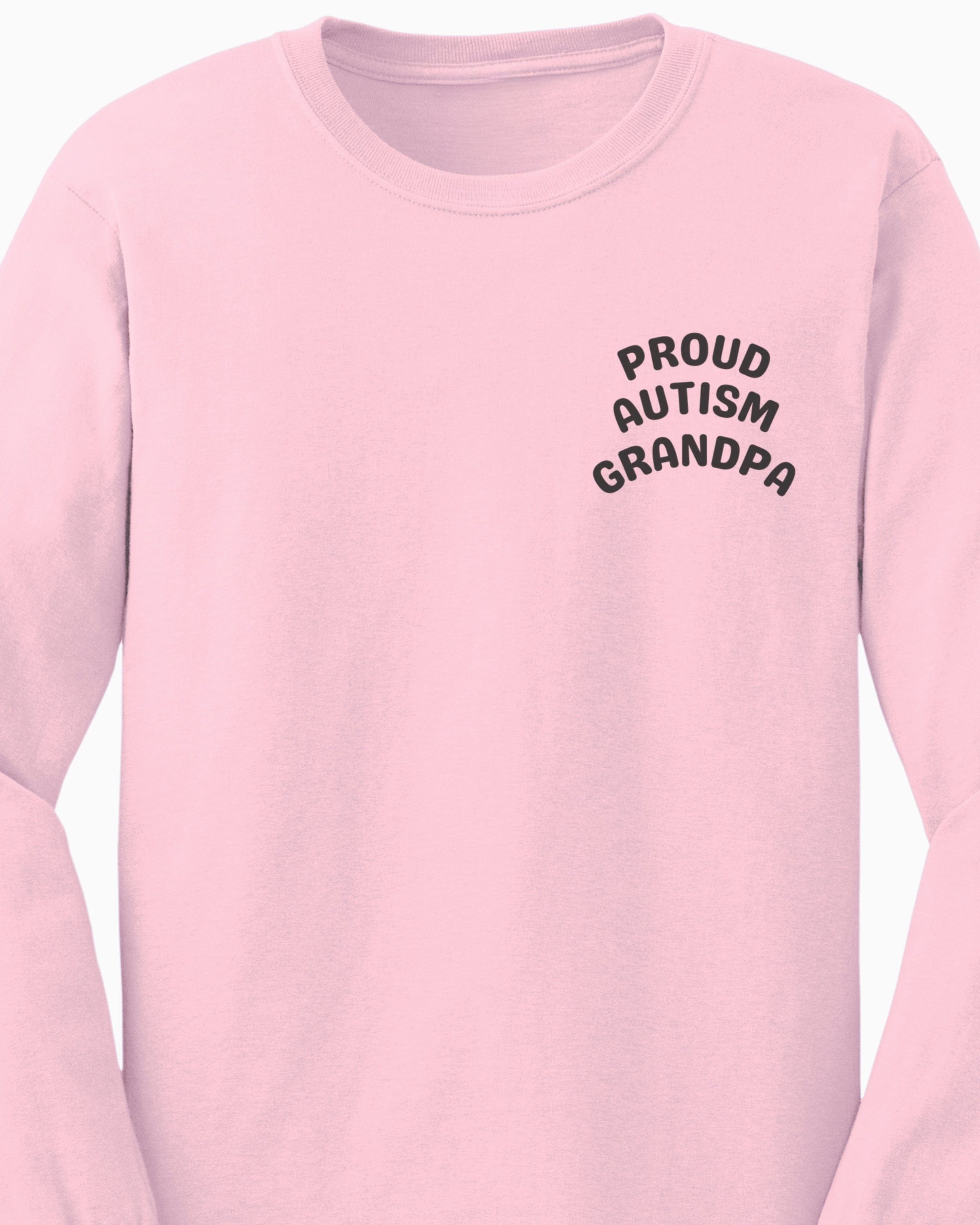 Proud Autism Grandpa Long Sleeve T-Shirt-Neurodiversity, ADHD & Autism Awareness & Acceptance Long-sleeve by Daily Bloom