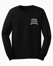 Proud Autism Grandpa Long Sleeve T-Shirt-Black-Neurodiversity, ADHD & Autism Awareness & Acceptance Long-sleeve by Daily Bloom