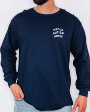 Proud Autism Uncle Long Sleeve T-Shirt-Neurodiversity, ADHD & Autism Awareness & Acceptance Long-sleeve by Daily Bloom