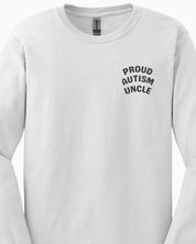 Proud Autism Uncle Long Sleeve T-Shirt-Neurodiversity, ADHD & Autism Awareness & Acceptance Long-sleeve by Daily Bloom
