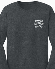 Proud Autism Uncle Long Sleeve T-Shirt-Neurodiversity, ADHD & Autism Awareness & Acceptance Long-sleeve by Daily Bloom