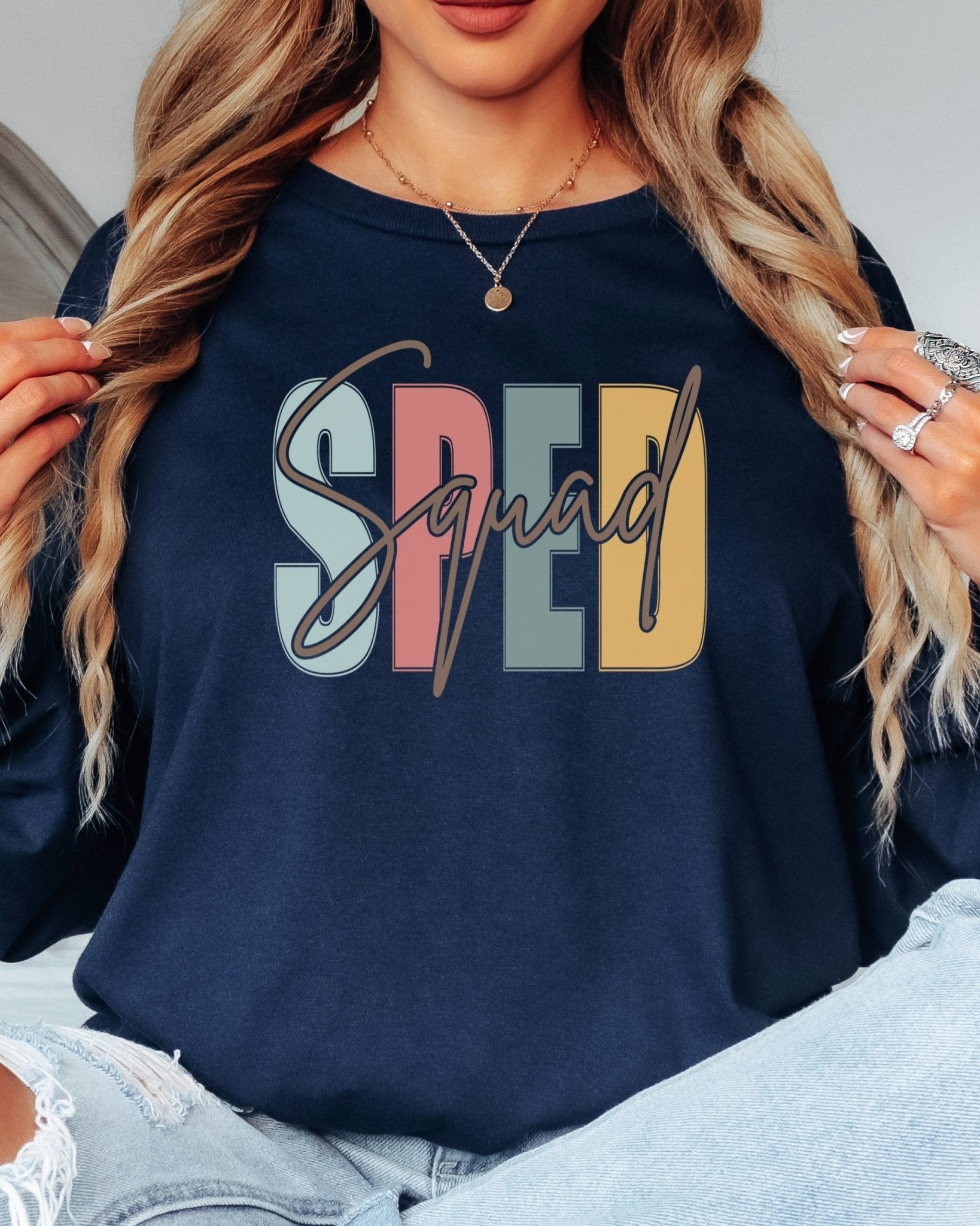 Autism Long - sleeve - SPED Squad Long Sleeve T-Shirt - Daily Bloom