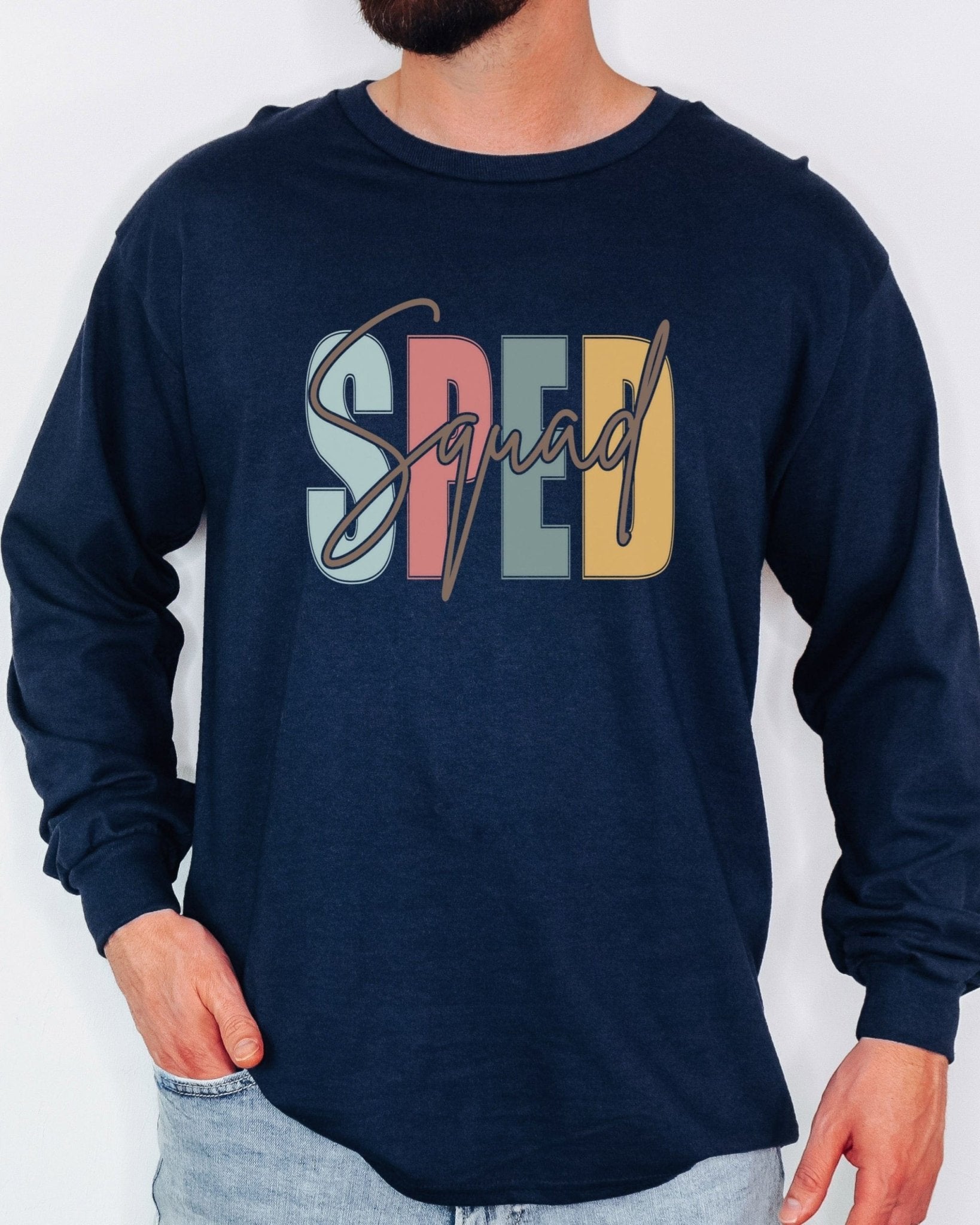 Autism Long - sleeve - SPED Squad Long Sleeve T-Shirt - Daily Bloom