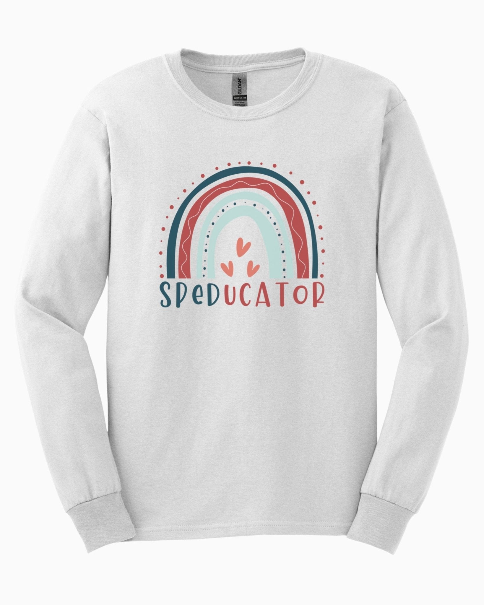 Autism Long - sleeve - SPEDucator Boho Rainbow Long Sleeve T-Shirt - Daily Bloom