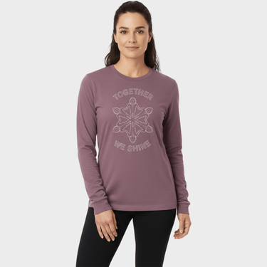 Autism Long - sleeve - Together We Shine Comfort Colors Long Sleeve T-Shirt - Daily Bloom