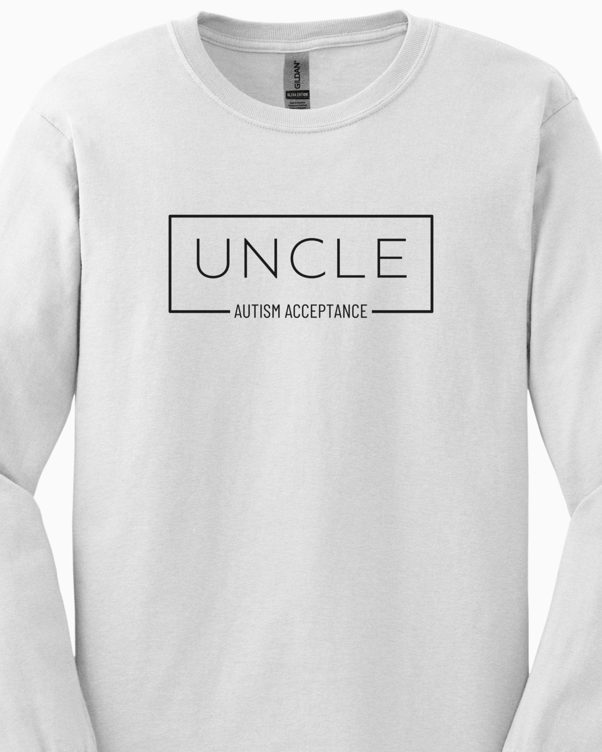 Uncle Box Long Sleeve T-Shirt-Neurodiversity, ADHD & Autism Awareness & Acceptance Long-sleeve by Daily Bloom