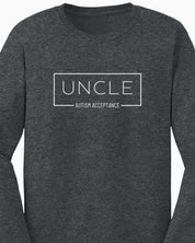 Uncle Box Long Sleeve T-Shirt-Neurodiversity, ADHD & Autism Awareness & Acceptance Long-sleeve by Daily Bloom