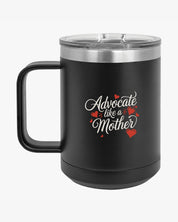 Autism Mug By Daily Bloom Mother's Day 2025 - Advocate Like a Mother Coffee Mug Tumbler Black / 15oz