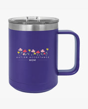 Autism Mug By Daily Bloom Mother's Day 2025 - Autism Acceptance Mom Coffee Mug Tumbler