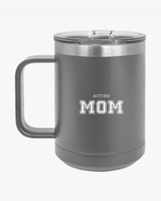 Autism Mug By Daily Bloom Mother's Day 2025 - Autism Mom College Coffee Mug Tumbler Dark Gray / 15oz