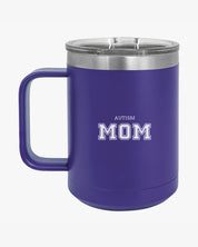 Autism Mug By Daily Bloom Mother's Day 2025 - Autism Mom College Coffee Mug Tumbler Dark Purple / 15oz