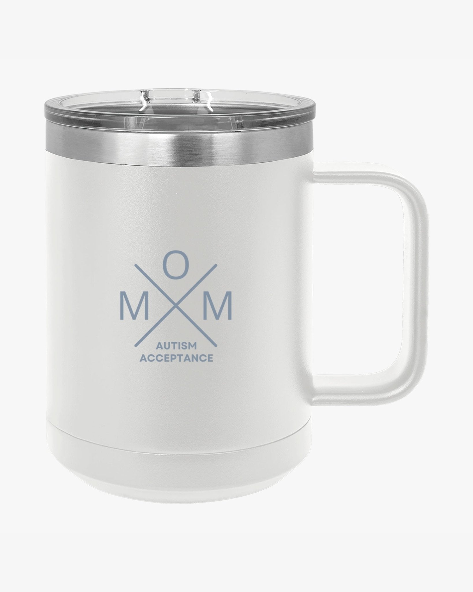 Autism Mug - Mother's Day 2025 - Mom Cross Coffee Mug Tumbler - Daily Bloom