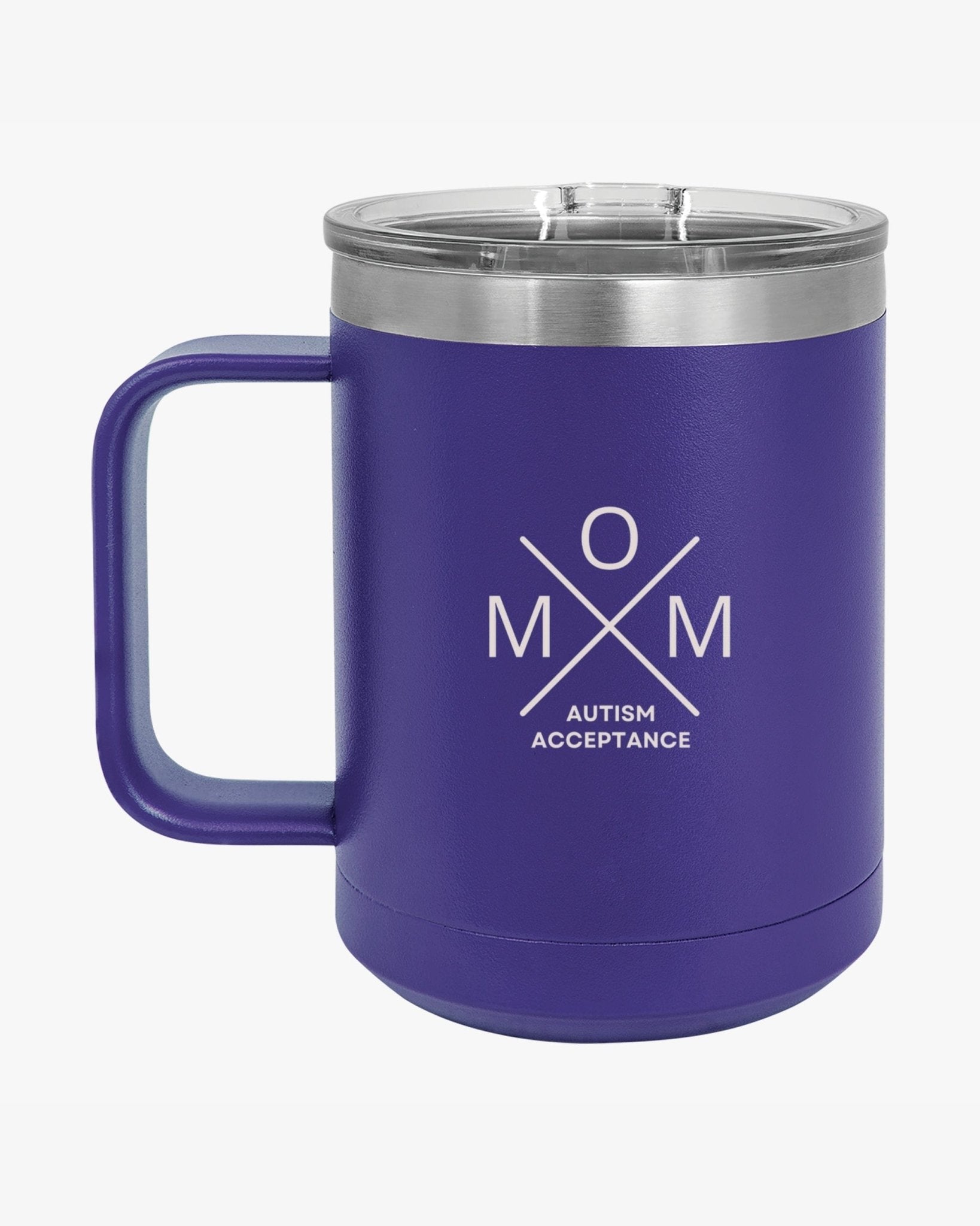 Autism Mug - Mother's Day 2025 - Mom Cross Coffee Mug Tumbler - Daily Bloom