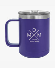 Autism Mug By Daily Bloom Mother's Day 2025 - Mom Cross Coffee Mug Tumbler Dark Purple / 15oz