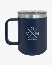 Autism Mug By Daily Bloom Mother's Day 2025 - Mom Cross Coffee Mug Tumbler Navy / 15oz