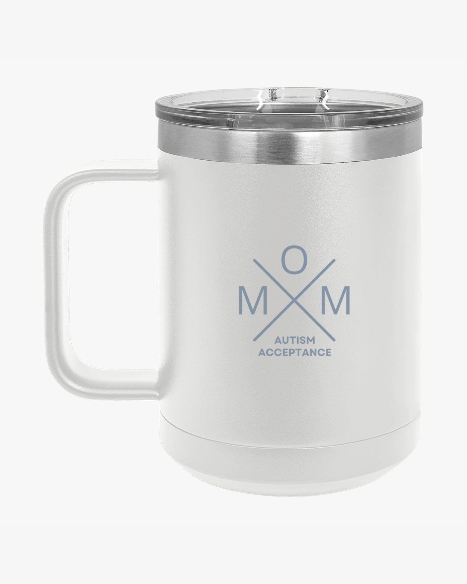 Autism Mug - Mother's Day 2025 - Mom Cross Coffee Mug Tumbler - Daily Bloom