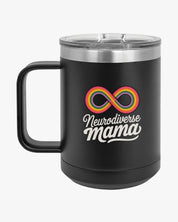Autism Mug By Daily Bloom Mother's Day 2025 - Neurodiverse Mama Coffee Mug Tumbler Black / 15oz