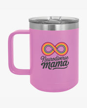Autism Mug By Daily Bloom Mother's Day 2025 - Neurodiverse Mama Coffee Mug Tumbler Light Purple / 15oz