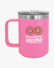 Autism Mug By Daily Bloom Mother's Day 2025 - Neurodiverse Mama Coffee Mug Tumbler Pink / 15oz