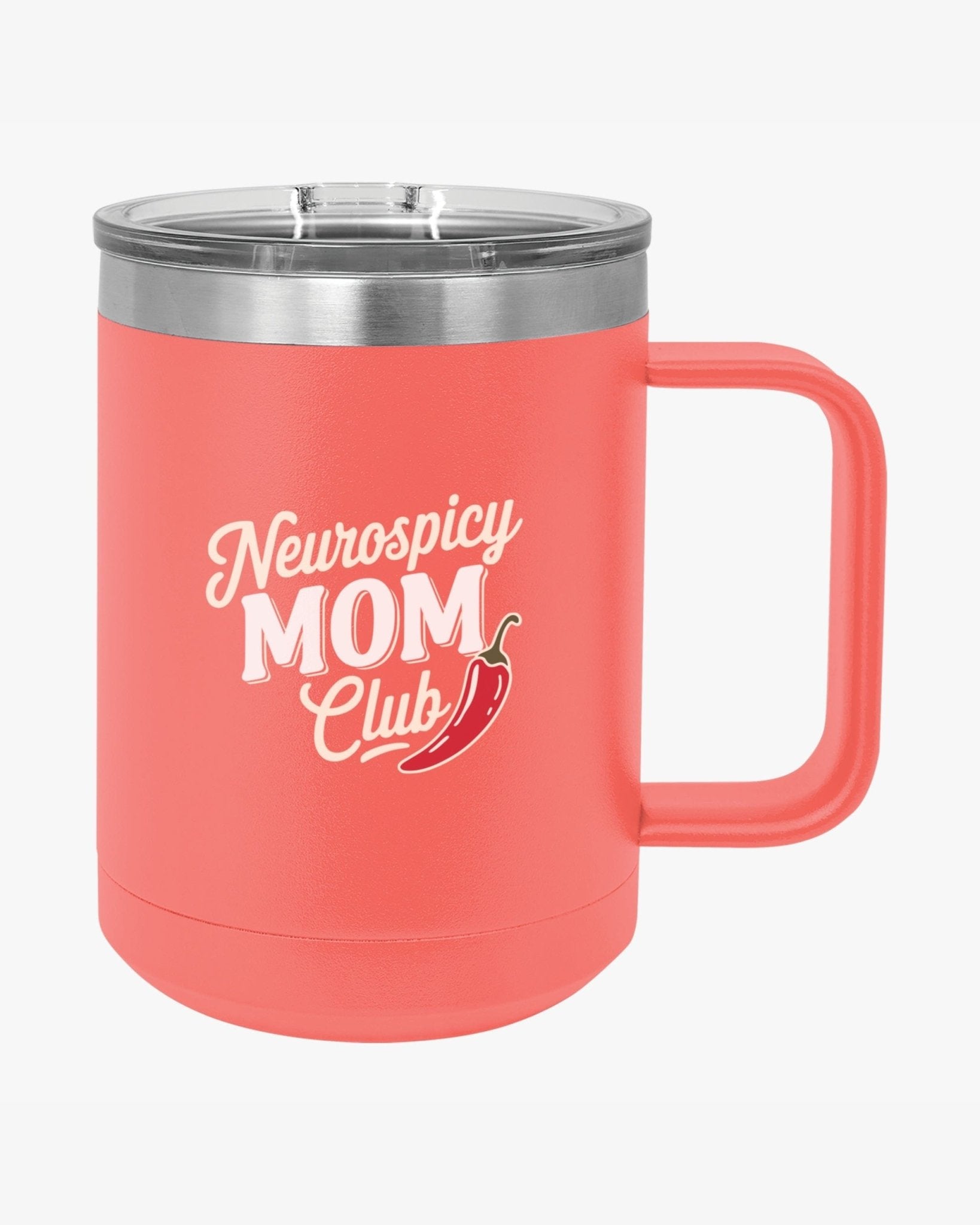 Autism Mug - Mother's Day 2025 - Neurospicy Mom Club Coffee Mug Tumbler - Daily Bloom