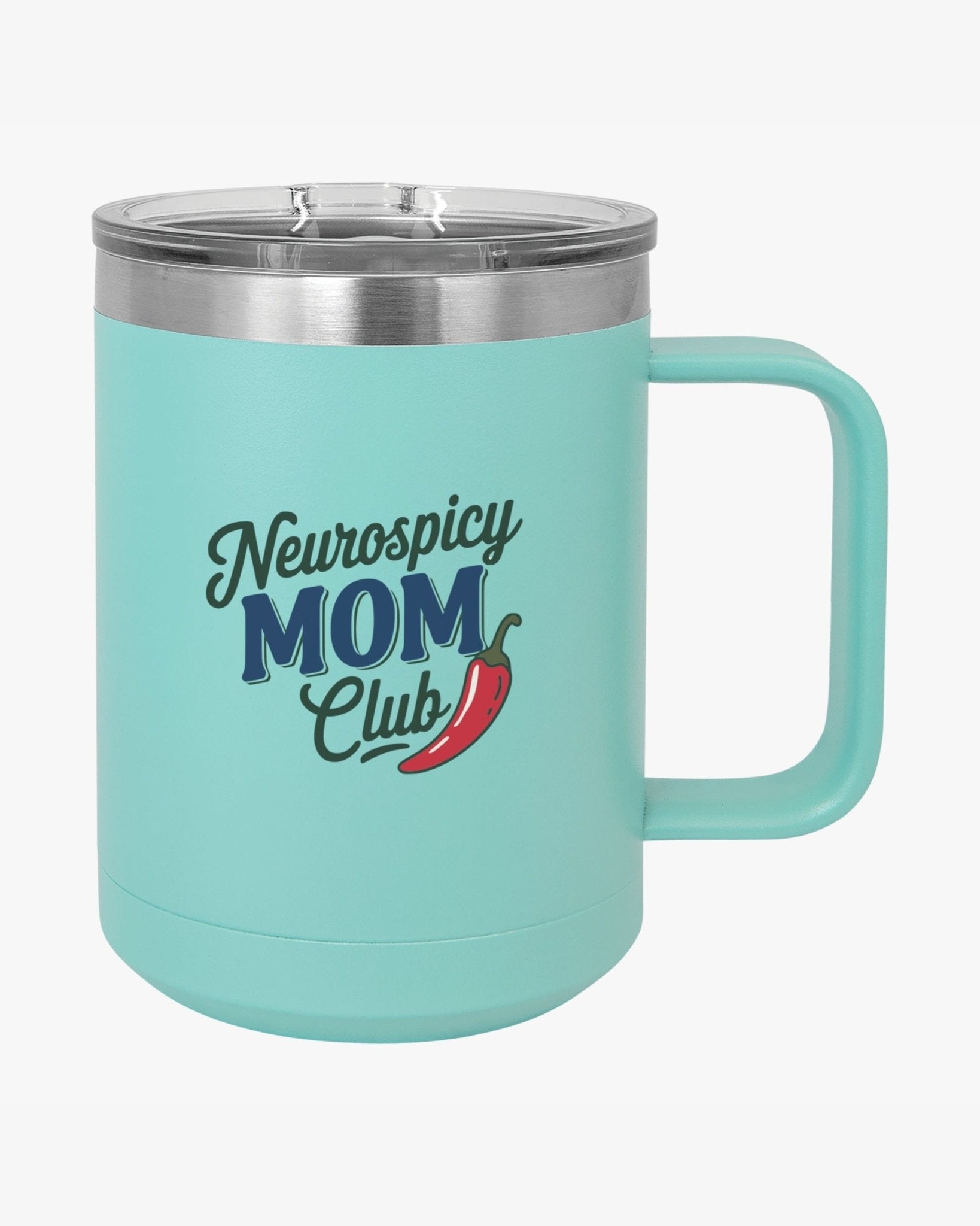 Autism Mug - Mother's Day 2025 - Neurospicy Mom Club Coffee Mug Tumbler - Daily Bloom