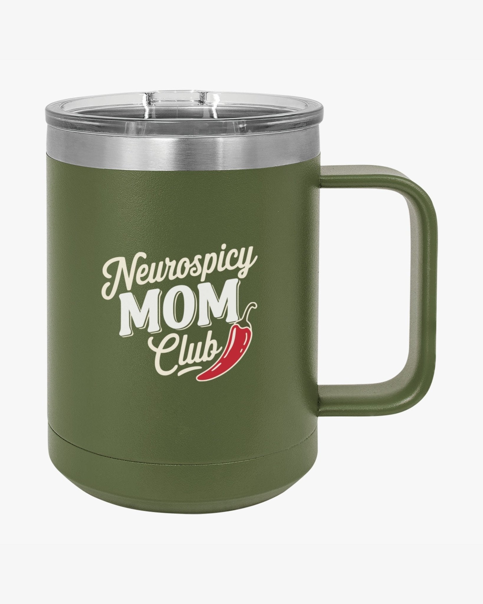 Autism Mug - Mother's Day 2025 - Neurospicy Mom Club Coffee Mug Tumbler - Daily Bloom