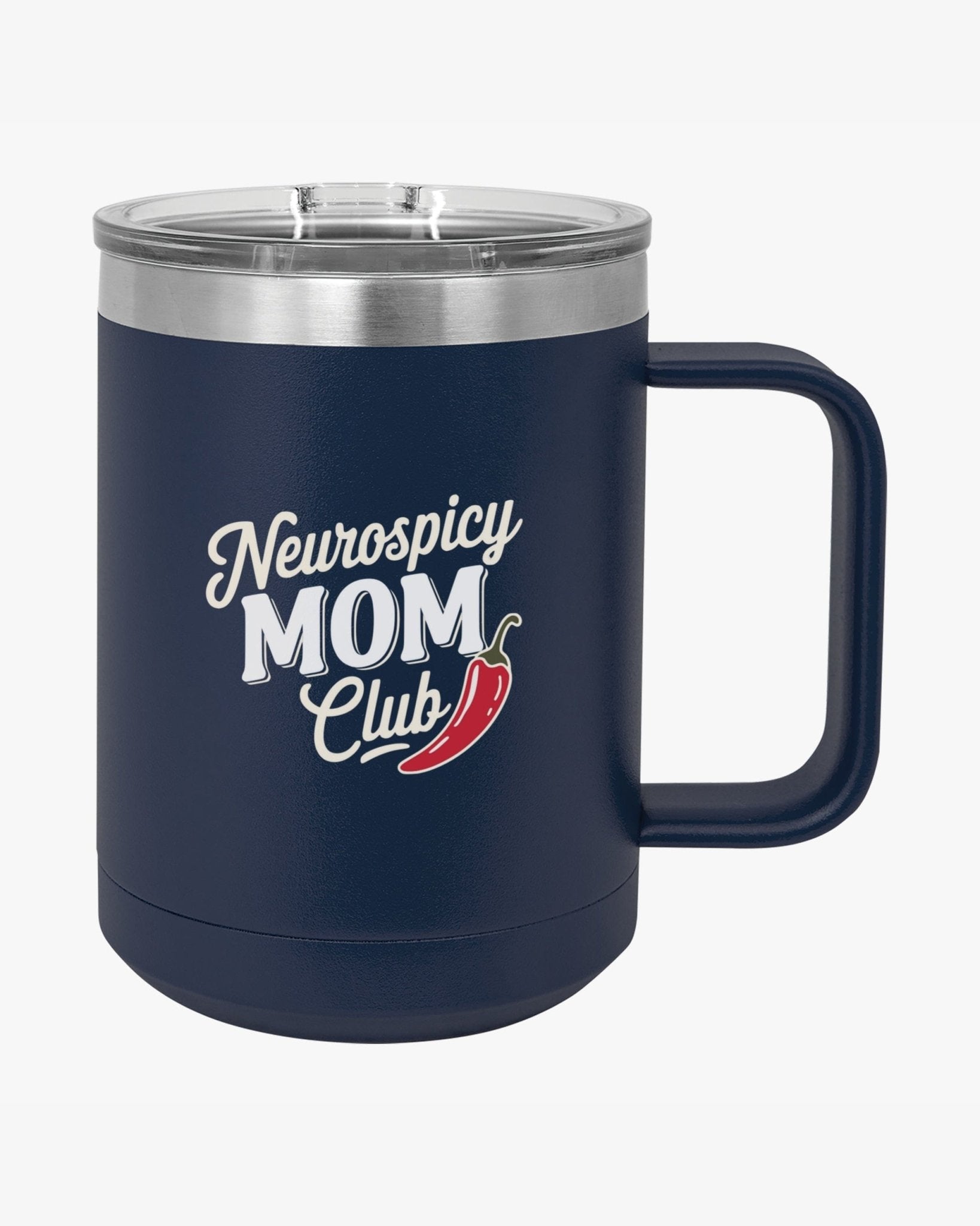 Autism Mug - Mother's Day 2025 - Neurospicy Mom Club Coffee Mug Tumbler - Daily Bloom