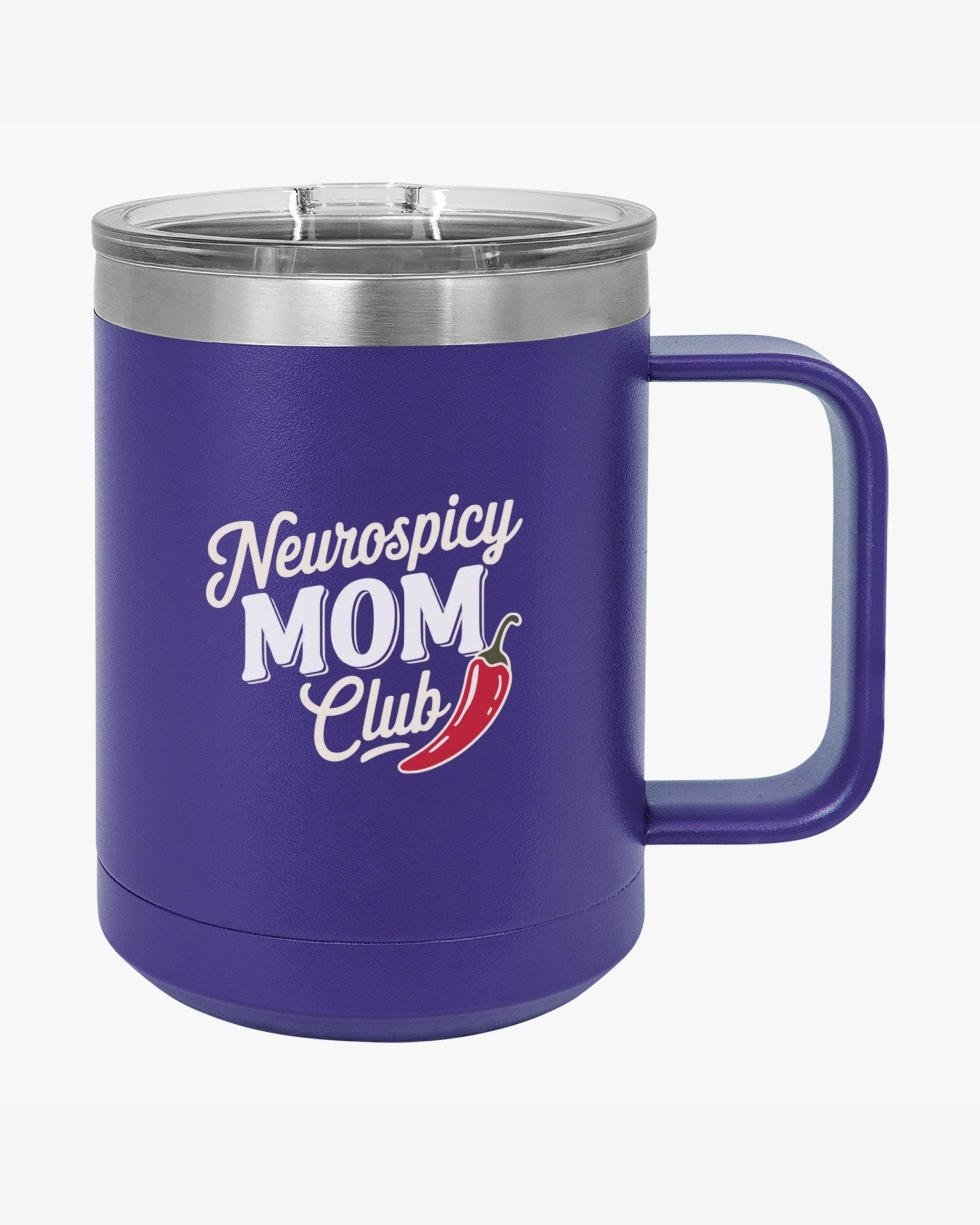 Autism Mug - Mother's Day 2025 - Neurospicy Mom Club Coffee Mug Tumbler - Daily Bloom