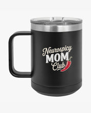 Autism Mug By Daily Bloom Mother's Day 2025 - Neurospicy Mom Club Coffee Mug Tumbler Black / 15oz