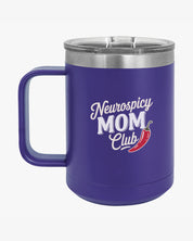 Autism Mug By Daily Bloom Mother's Day 2025 - Neurospicy Mom Club Coffee Mug Tumbler Dark Purple / 15oz