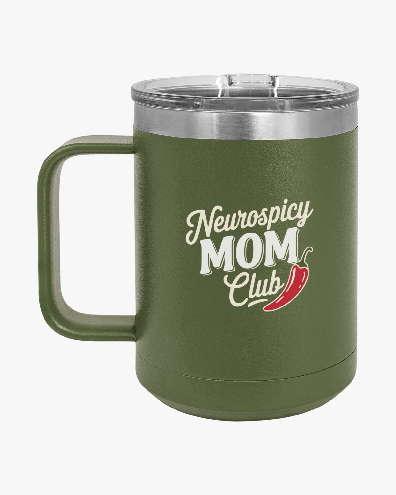 Autism Mug - Mother's Day 2025 - Neurospicy Mom Club Coffee Mug Tumbler - Daily Bloom