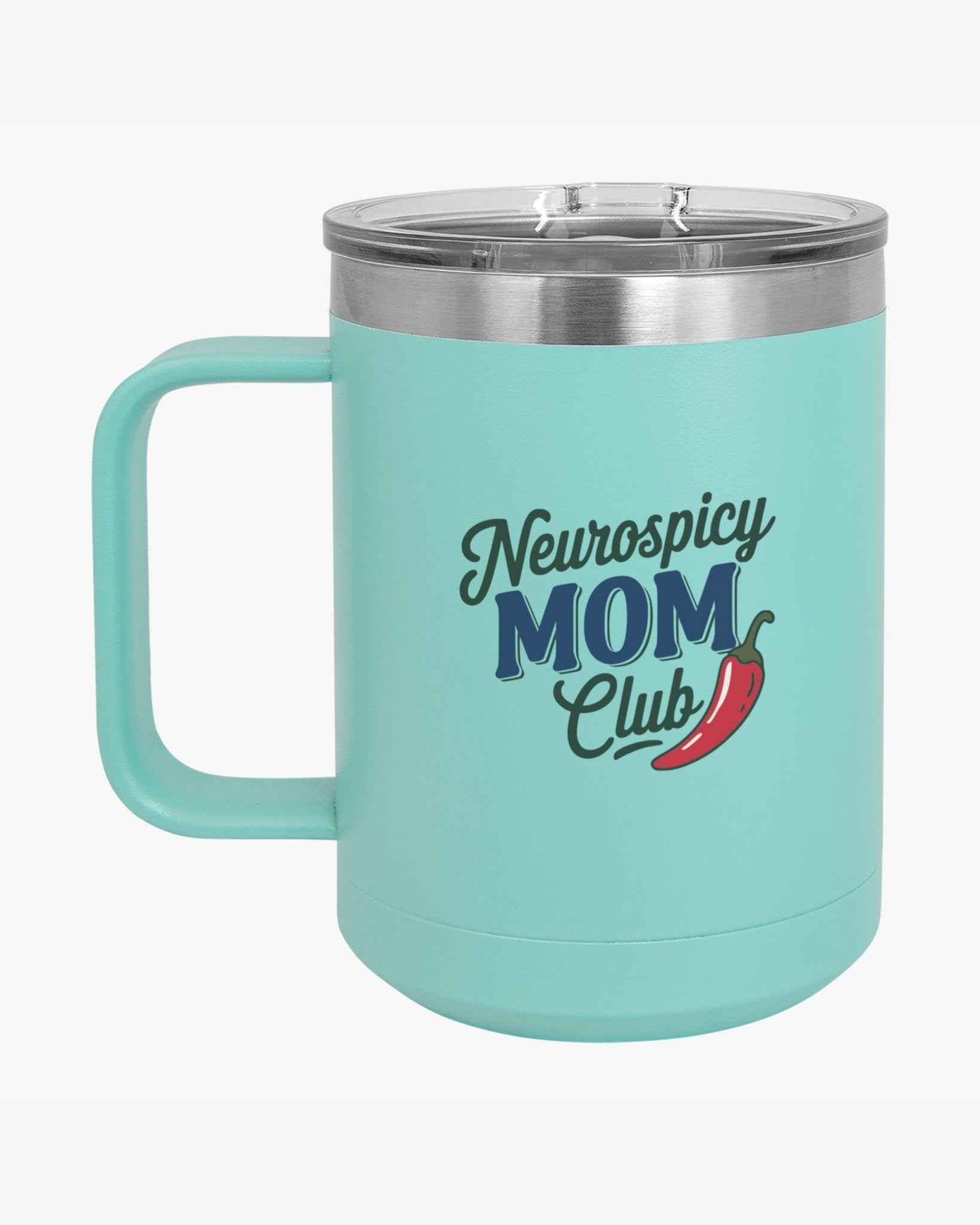 Autism Mug - Mother's Day 2025 - Neurospicy Mom Club Coffee Mug Tumbler - Daily Bloom