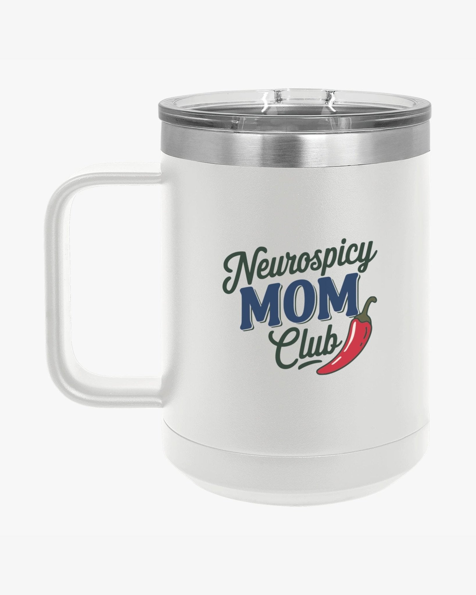 Autism Mug - Mother's Day 2025 - Neurospicy Mom Club Coffee Mug Tumbler - Daily Bloom