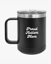 Autism Mug By Daily Bloom Mother's Day 2025 - Proud Autism Mom Coffee Mug Tumbler Black / 15oz