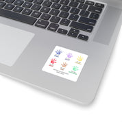 Autism Paper products By Daily Bloom Autism Acceptance 2025 - Affirmation Hands Sticker