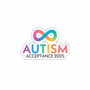 Autism Paper products By Daily Bloom Autism Acceptance 2025 - Infinity Acceptance Sticker 5" × 5"