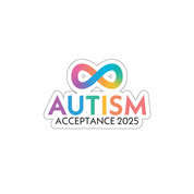 Autism Paper products By Daily Bloom Autism Acceptance 2025 - Infinity Acceptance Sticker 6" × 6"