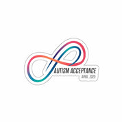 Autism Paper products By Daily Bloom Autism Acceptance 2025 - Loop of Acceptance Sticker 4" × 4"